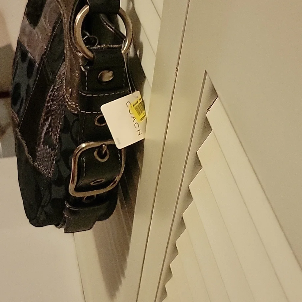 NWT: COACH Tonal Patchwork Zoe - Picture 3 of 16